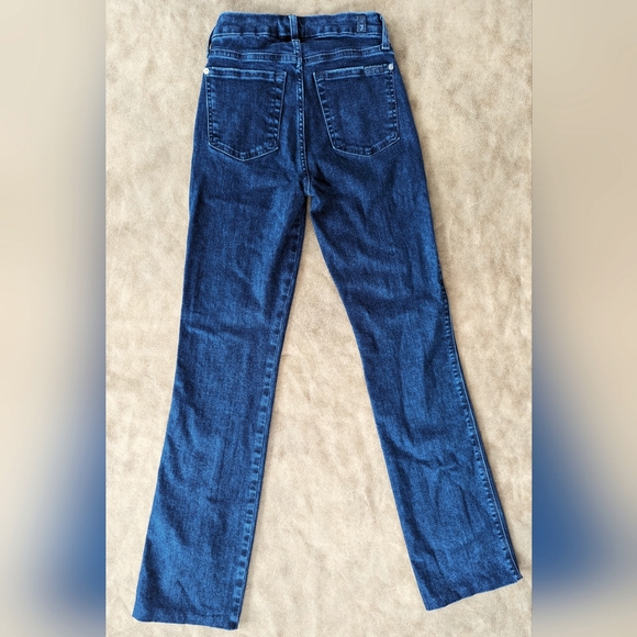 7 For All Mankind Kimmie Straight Leg Jeans! Size 24! - Picture 7 of 7